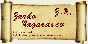 Žarko Magarašev vizit kartica